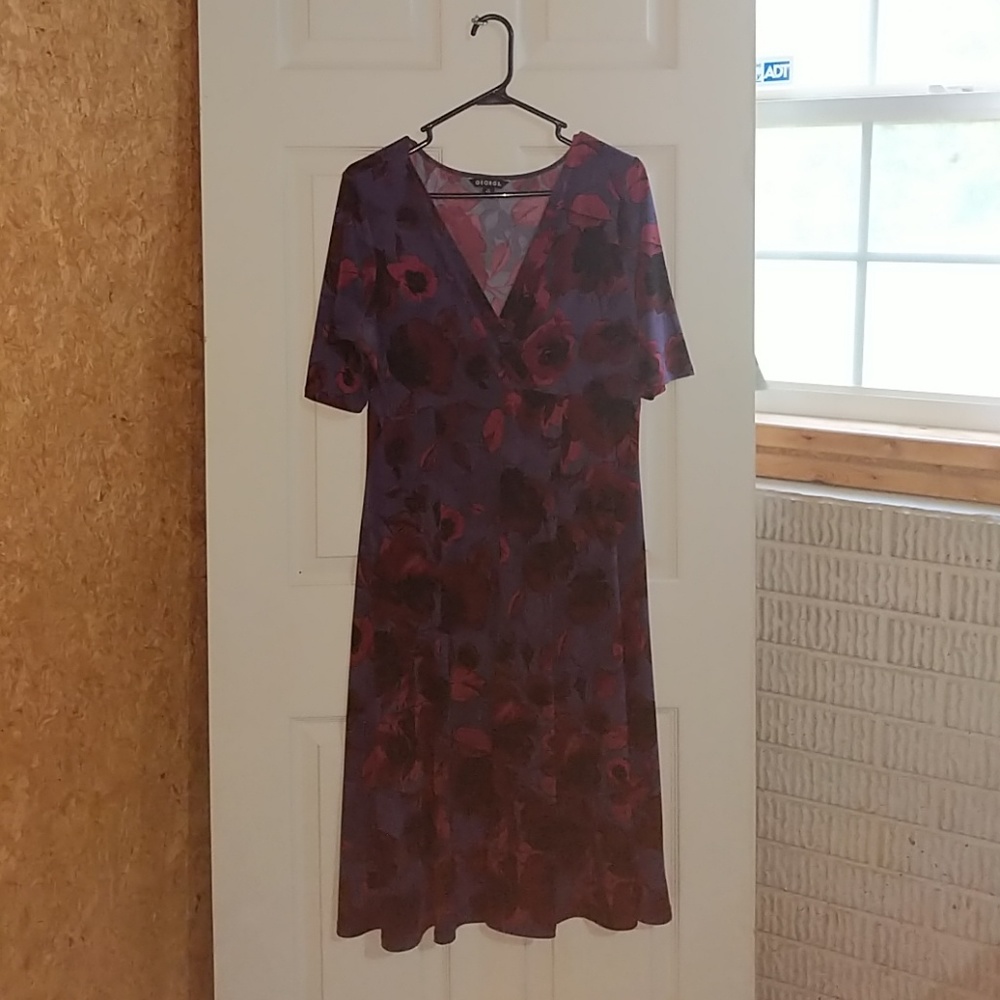 Floral print dress